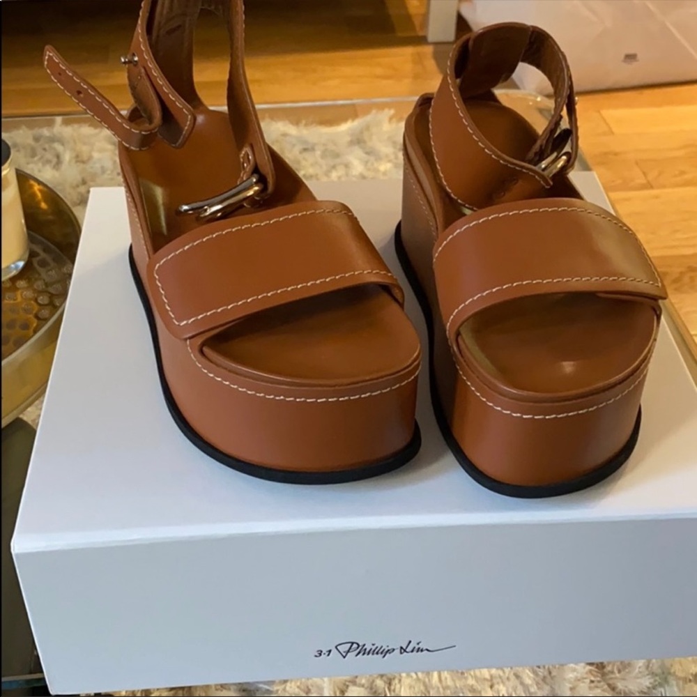 3.1 Philip Lim Frieda Ankle Strap platform